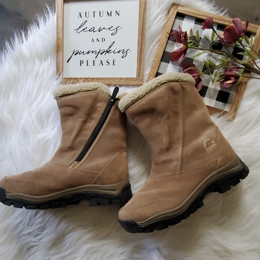 Sorel Waterfall Waterproof Zip Winter Boots